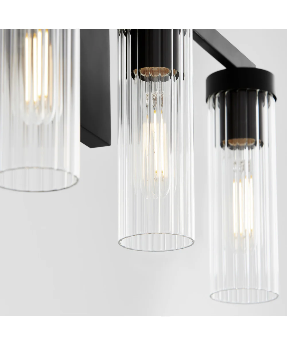 Kilbey 5-light Bath Vanity Light Matte Black - Image 4