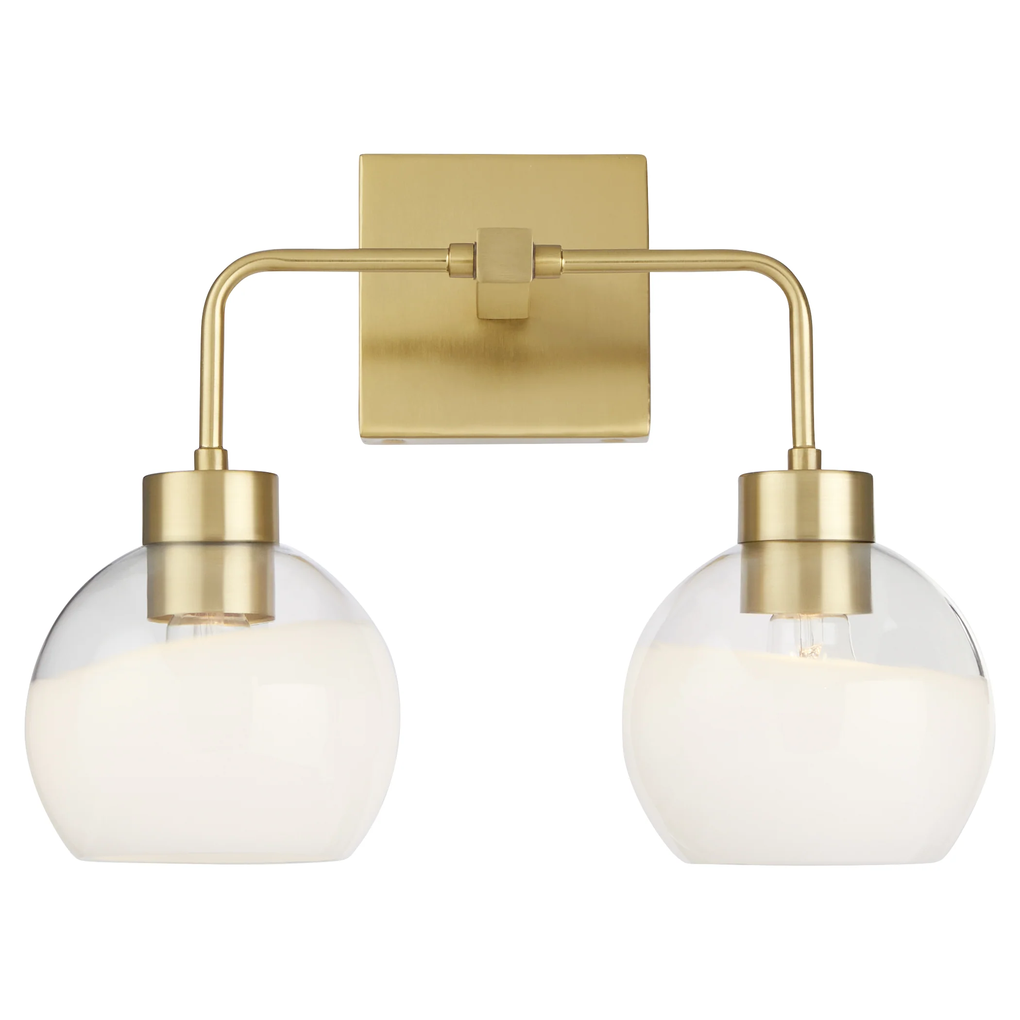Lacy 2-light Bath Vanity Light Aged Brass - Image 2