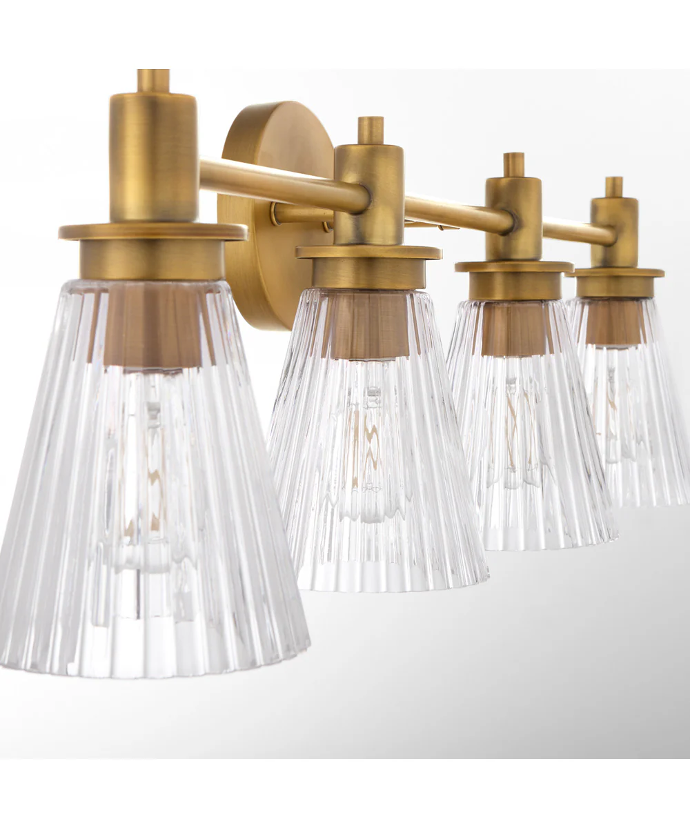 Lawton 4-light Bath Vanity Light Brushed Brass - Image 3