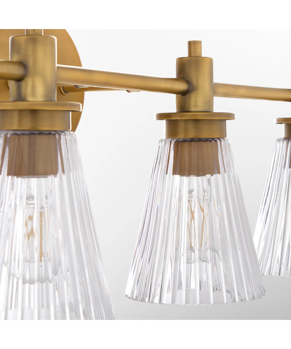 Lawton 4-light Bath Vanity Light Brushed Brass - Image 4