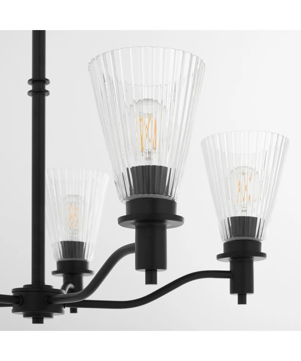 Lawton 5-light Chandelier Matte Black - Image 3