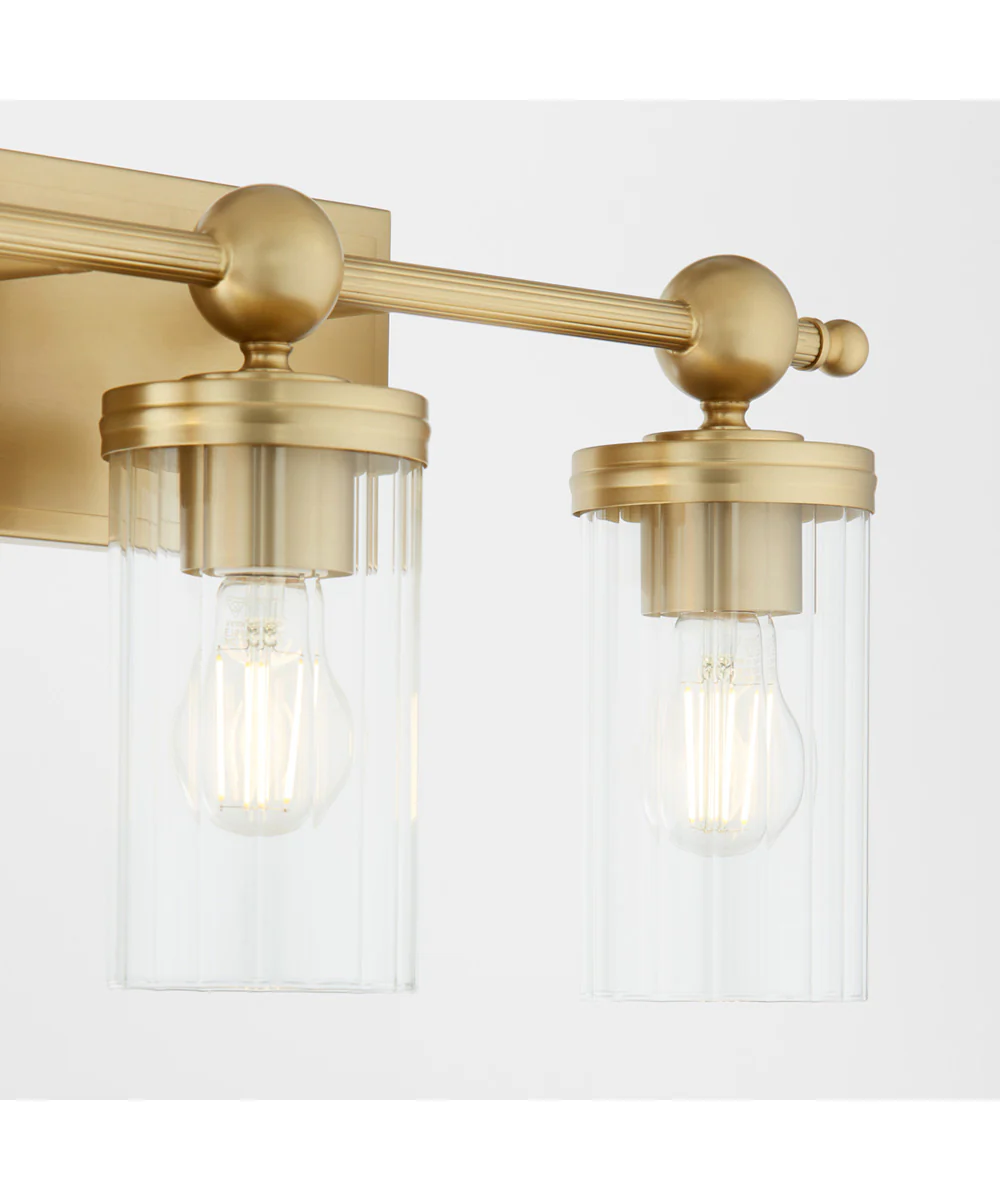 Tamara Day's Lee Boulevard 4-light Bath Vanity Light Aged Brass - Image 4