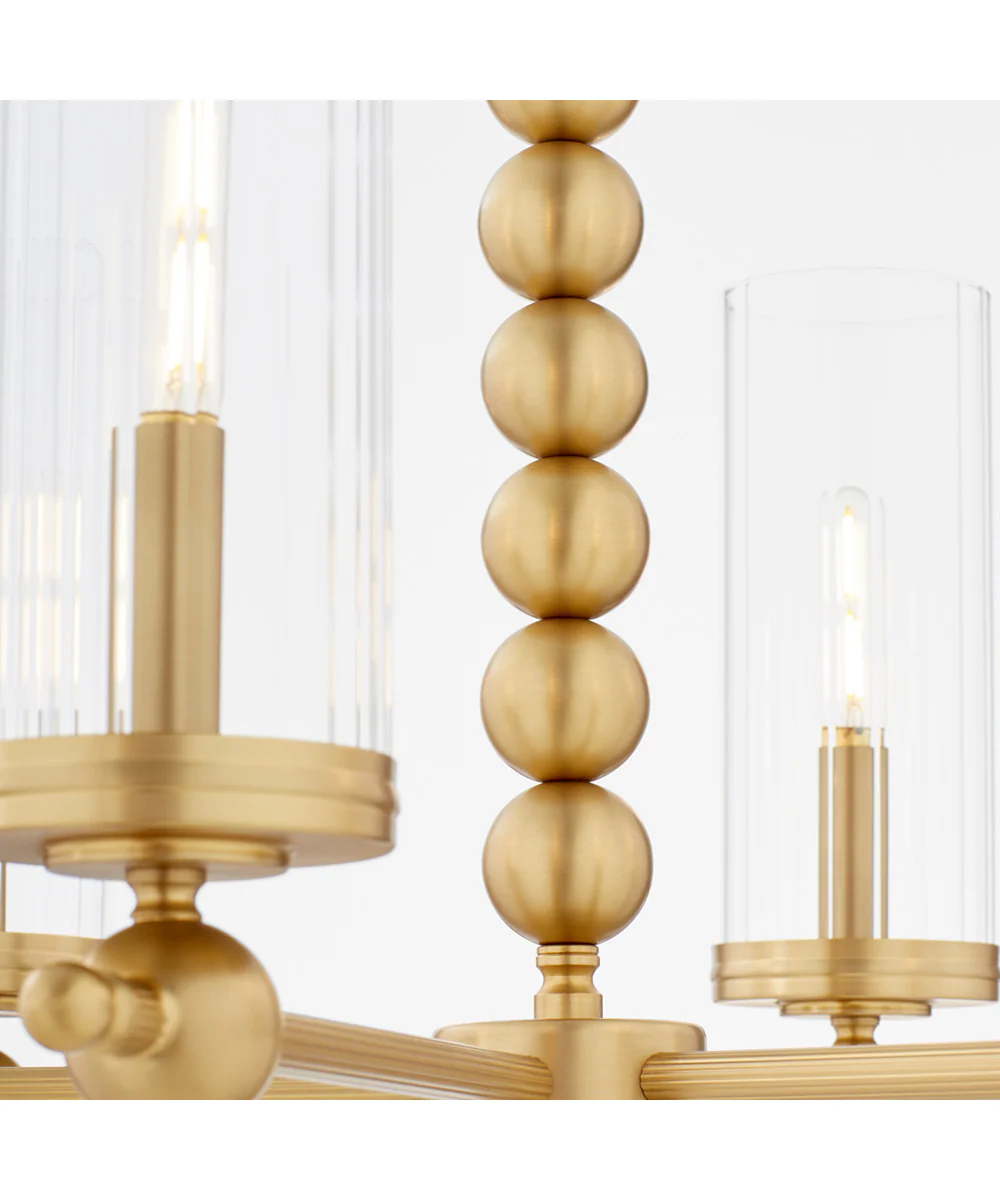 Tamara Day's Lee Boulevard 6-light Chandelier Aged Brass - Image 5