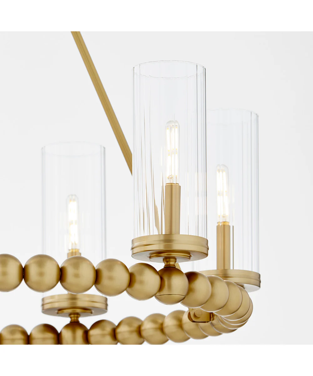 Tamara Day's Lee Boulevard 6-light Chandelier Aged Brass - Image 4