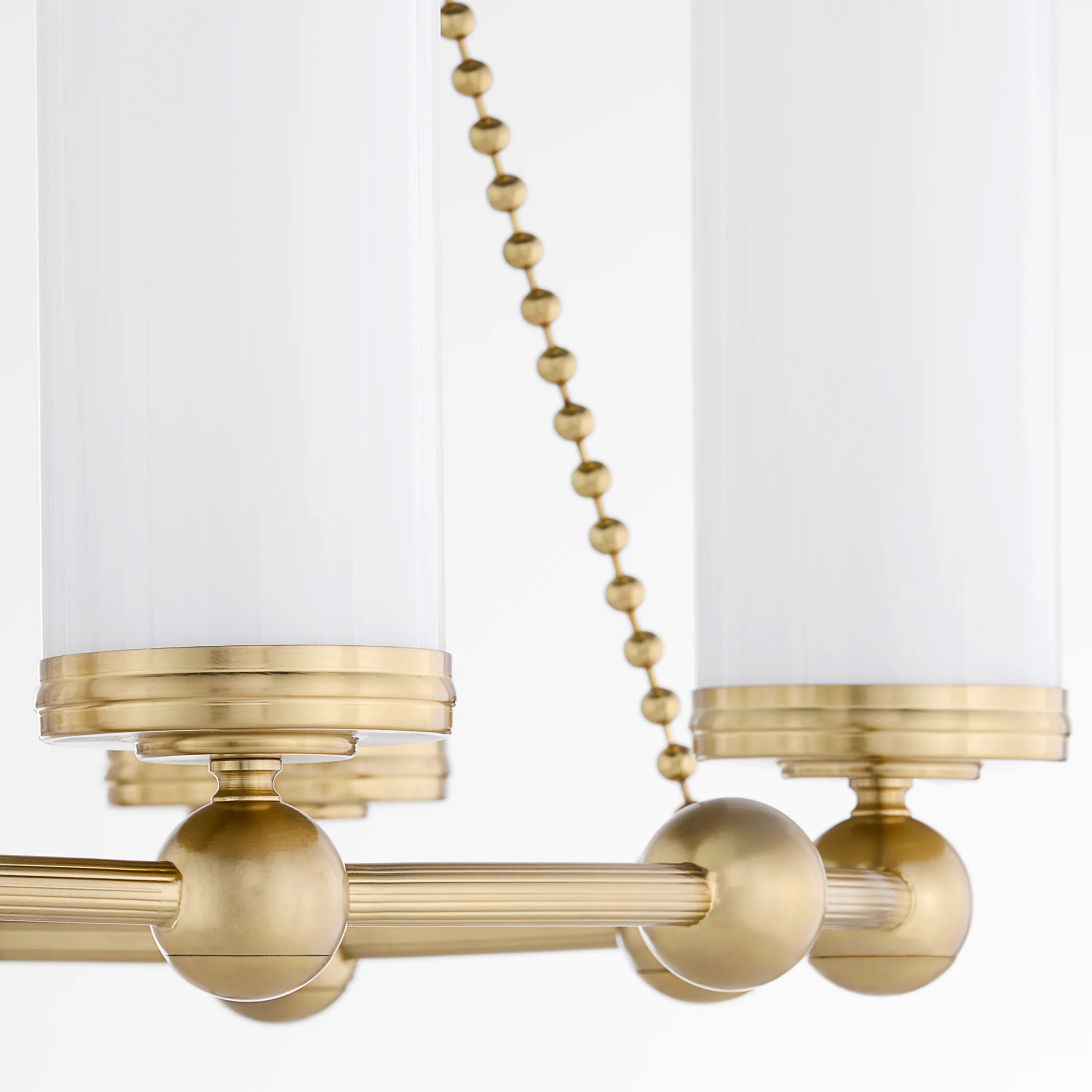 Lee Boulevard 6-light Chandelier Aged Brass - Image 3