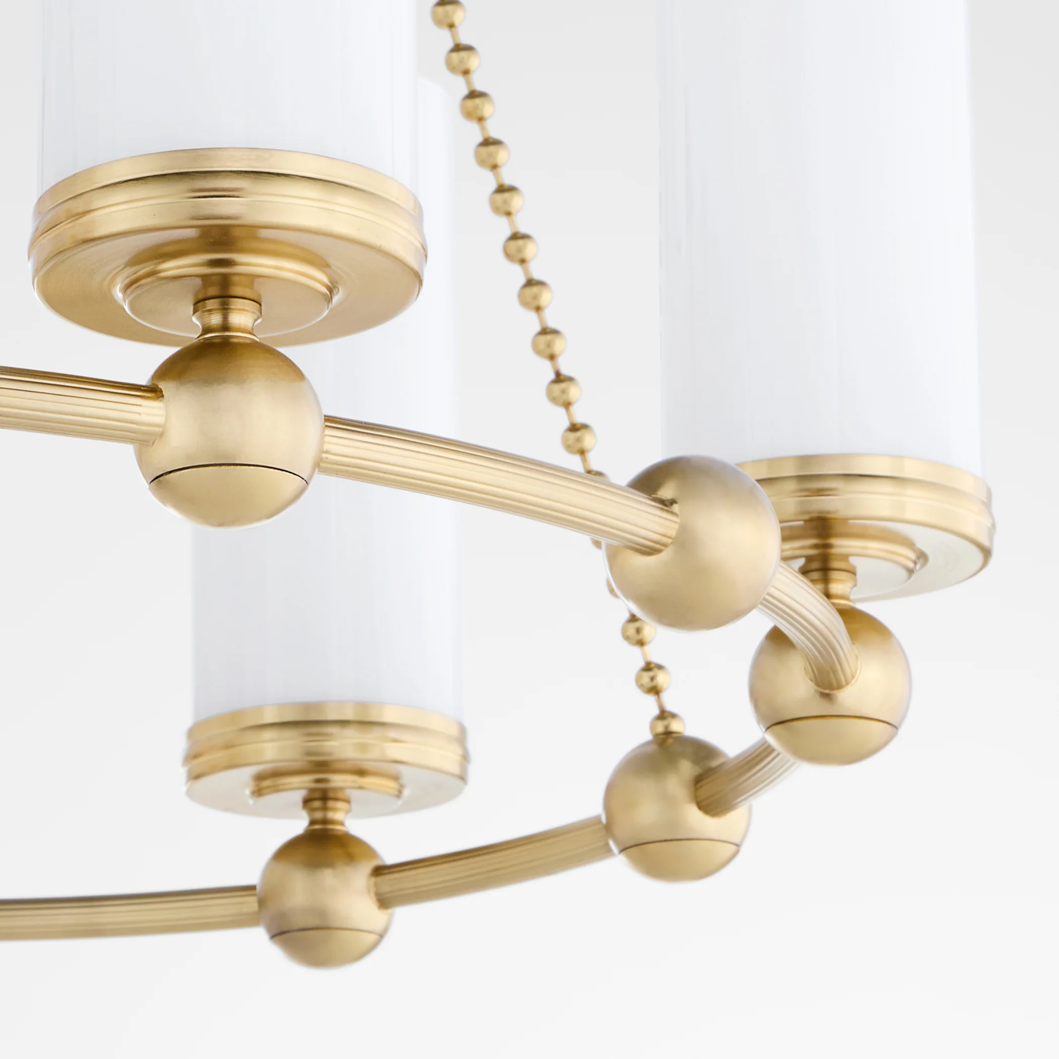 Lee Boulevard 6-light Chandelier Aged Brass - Image 4