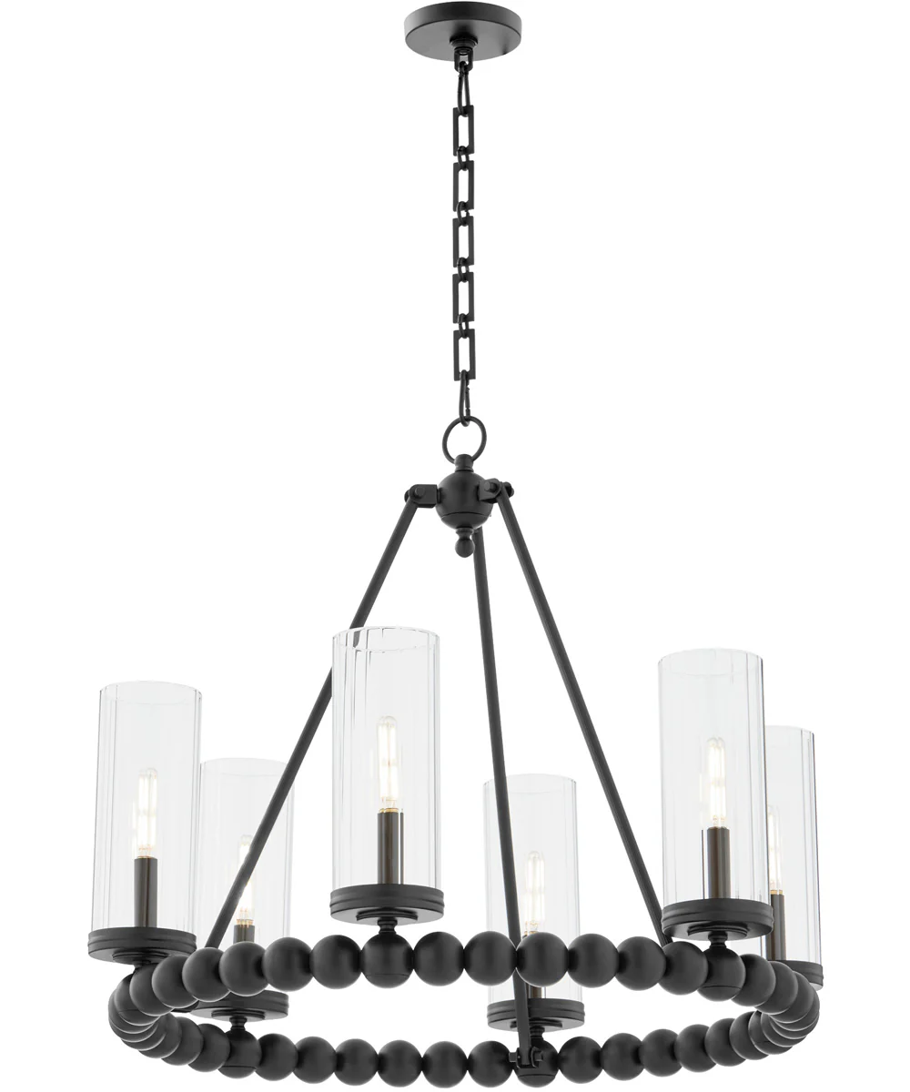 Tamara Day's Lee Boulevard 6-light Chandelier Matte Black - Image 3