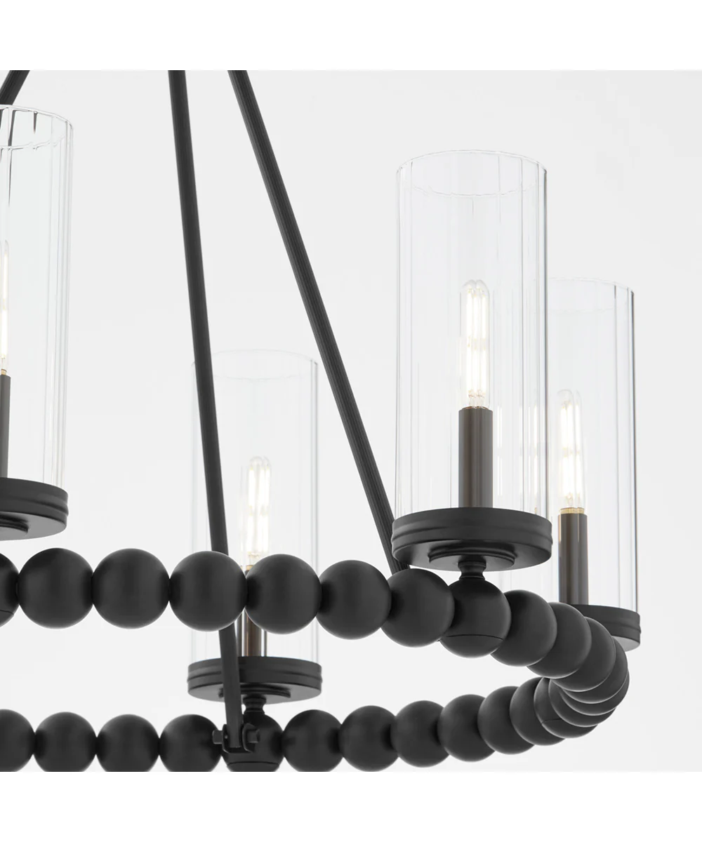 Tamara Day's Lee Boulevard 6-light Chandelier Matte Black - Image 4