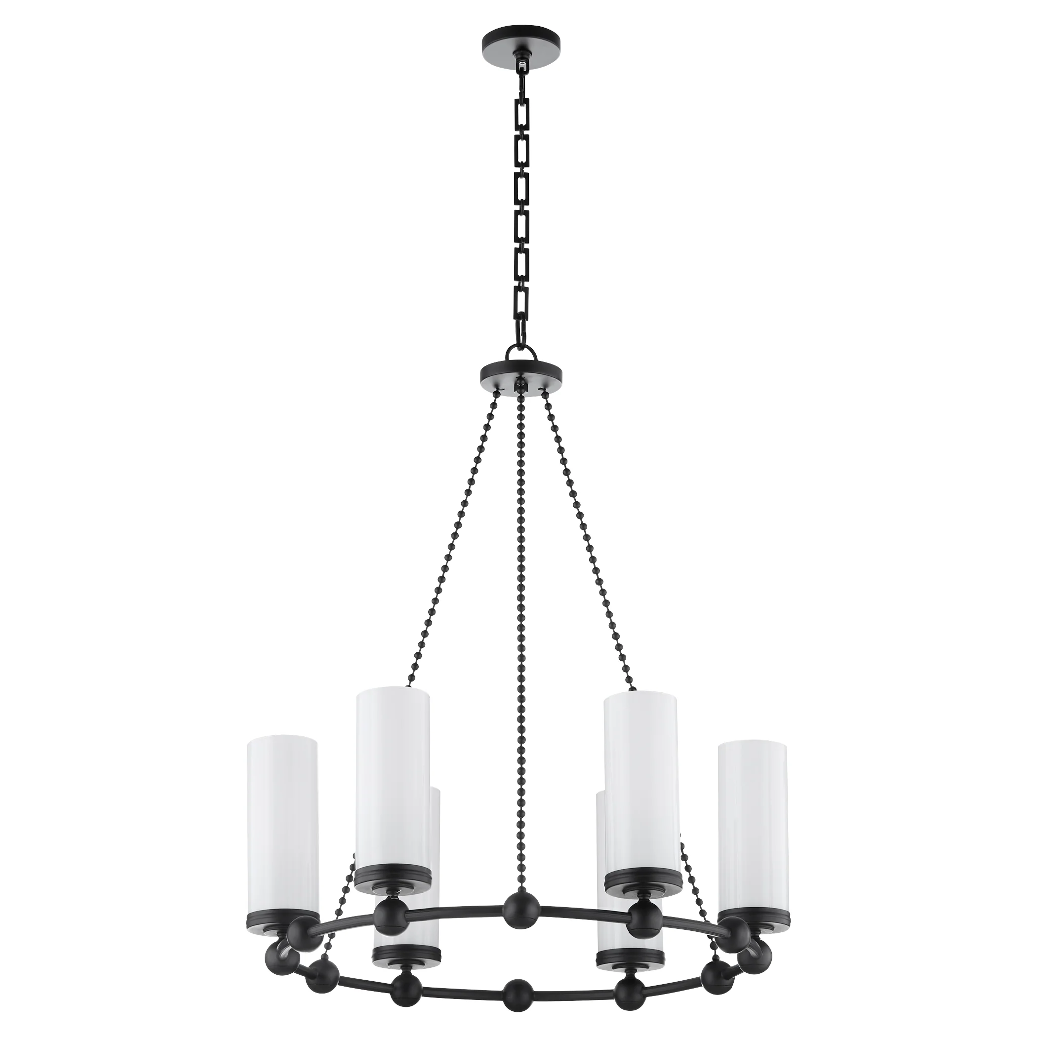 Lee Boulevard 6-light Chandelier Matte Black
