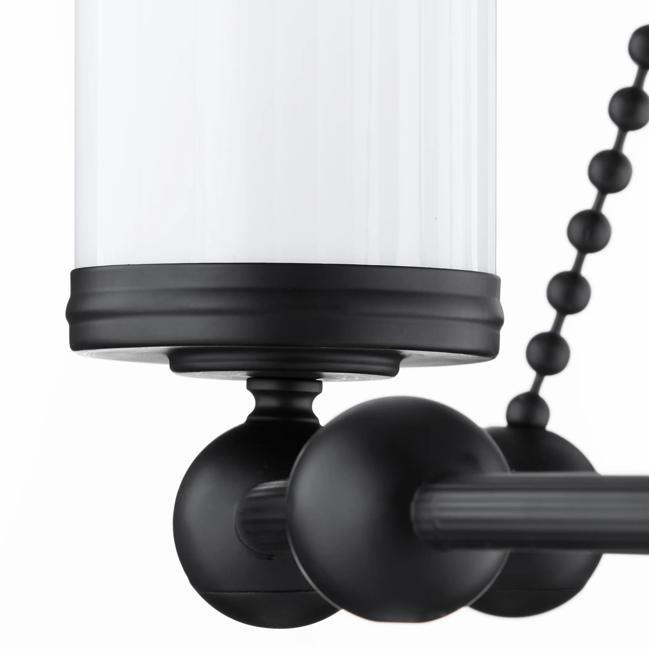 Lee Boulevard 6-light Chandelier Matte Black - Image 3
