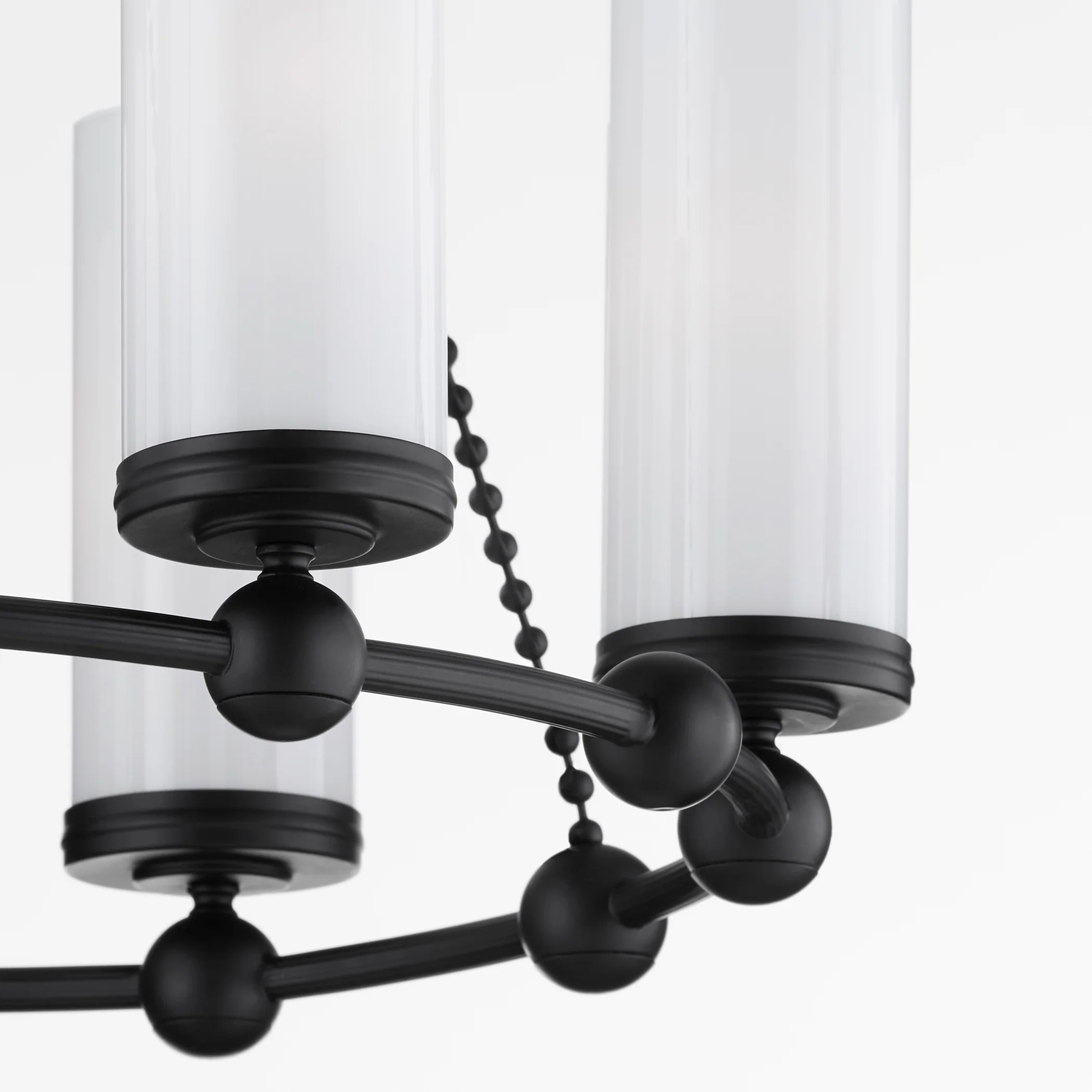 Lee Boulevard 6-light Chandelier Matte Black - Image 4
