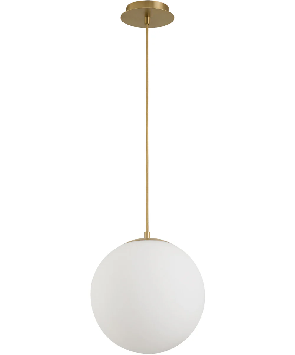 Luna Pendant Aged Brass
