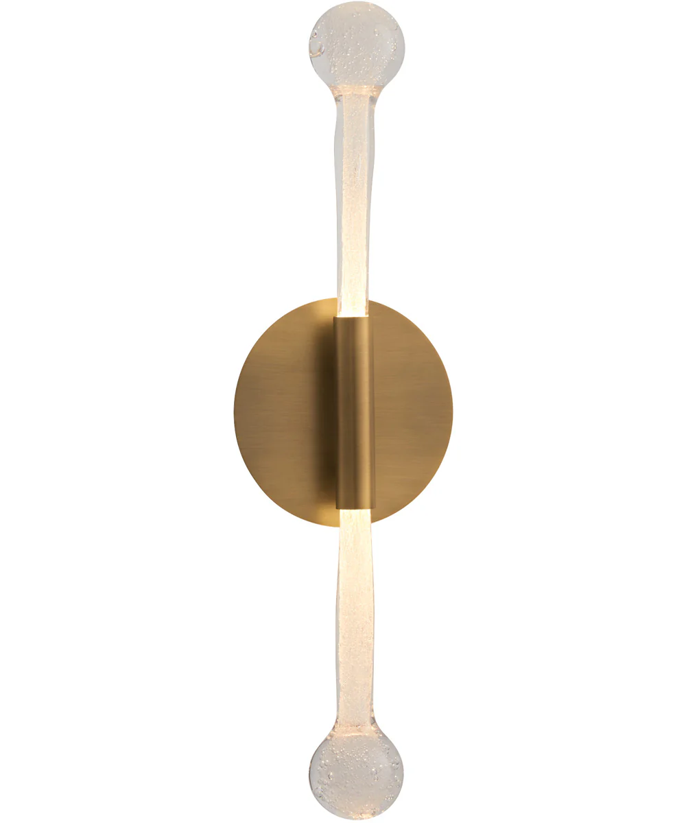 Manhattan 2-light LED Sconce Brushed Brass - Image 2