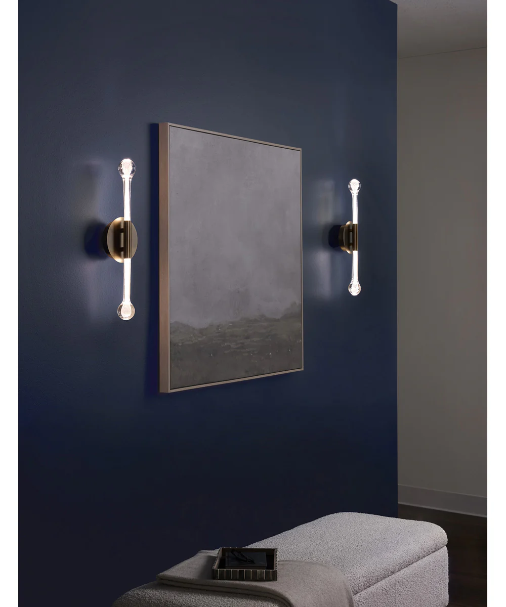 Manhattan 2-light LED Sconce Brushed Brass - Image 7
