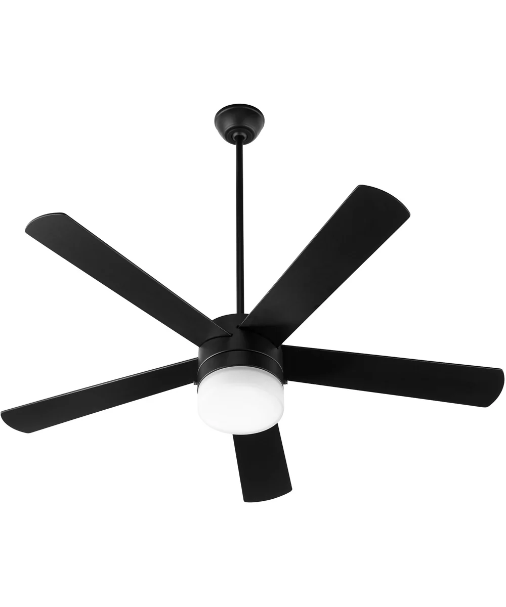 52" Maxwell 2-light LED Ceiling Fan Matte Black