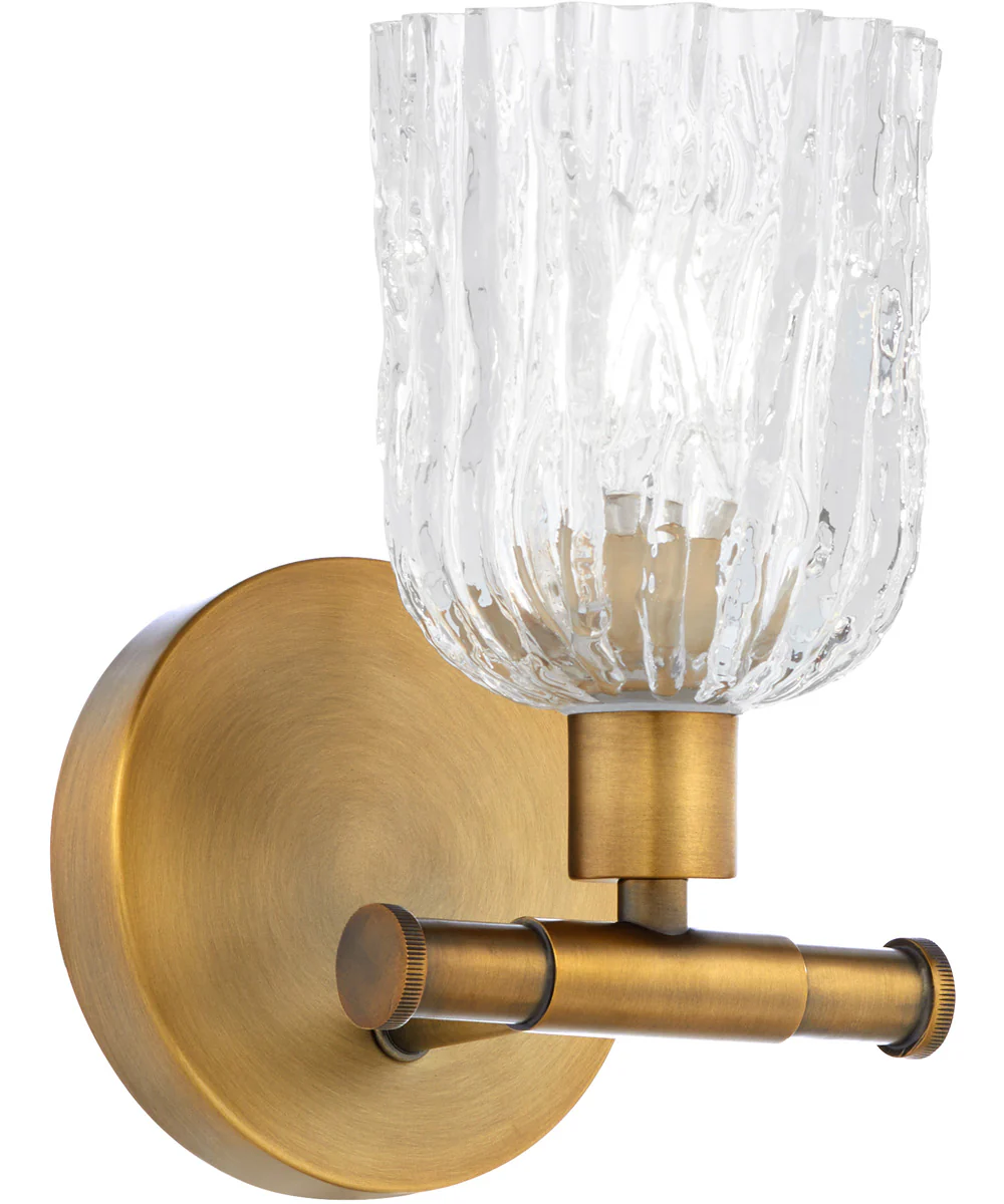 Meriam 1-light Wall Mount Light Fixture Brushed Brass - Image 2