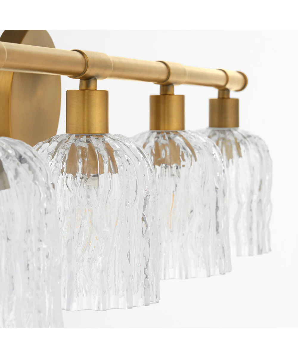 Meriam 4-light Bath Vanity Light Brushed Brass - Image 4