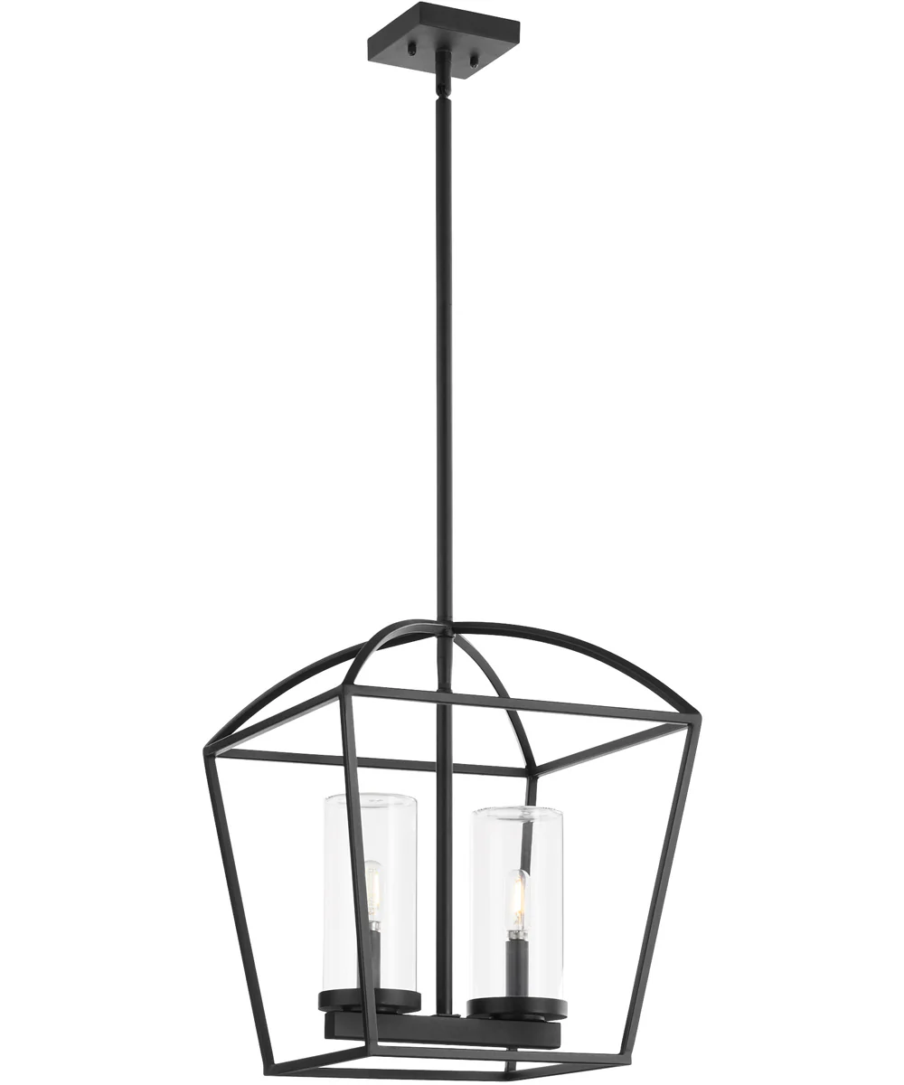 Odeon 2-light Pendant Matte Black - Image 2