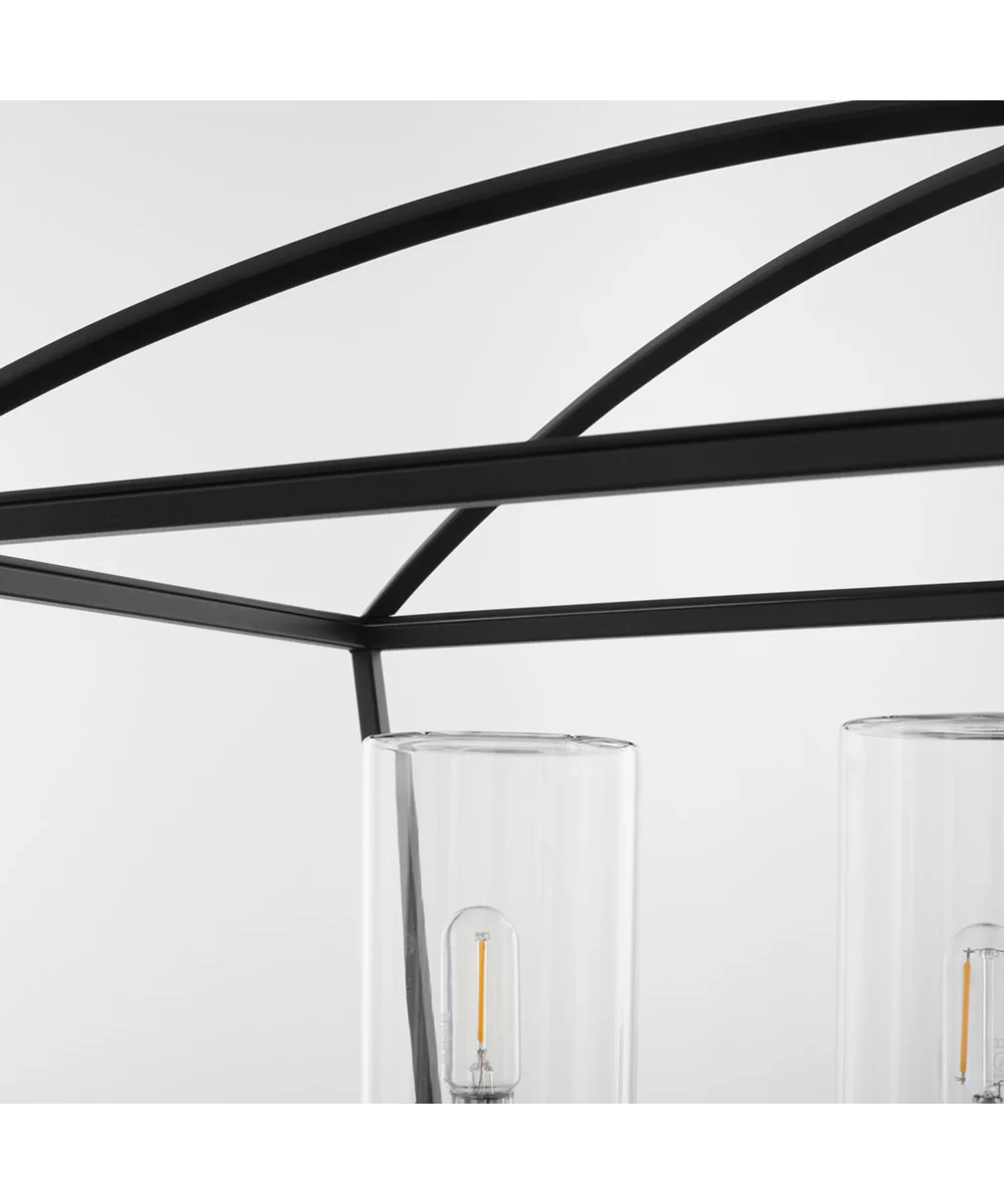 Odeon 5-light Chandelier Matte Black - Image 3