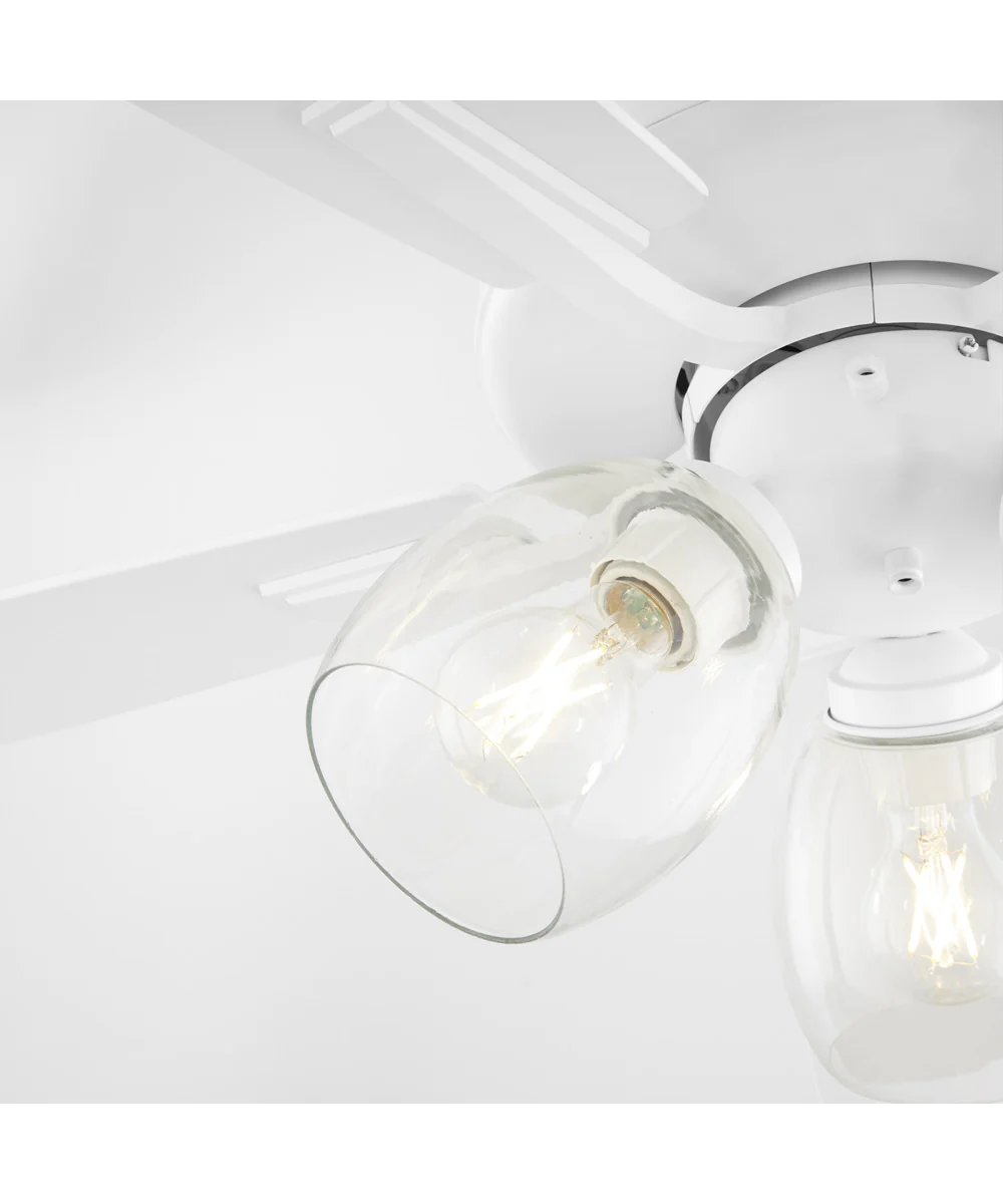 52" Ovation 3-light Ceiling Fan Studio White - Image 3