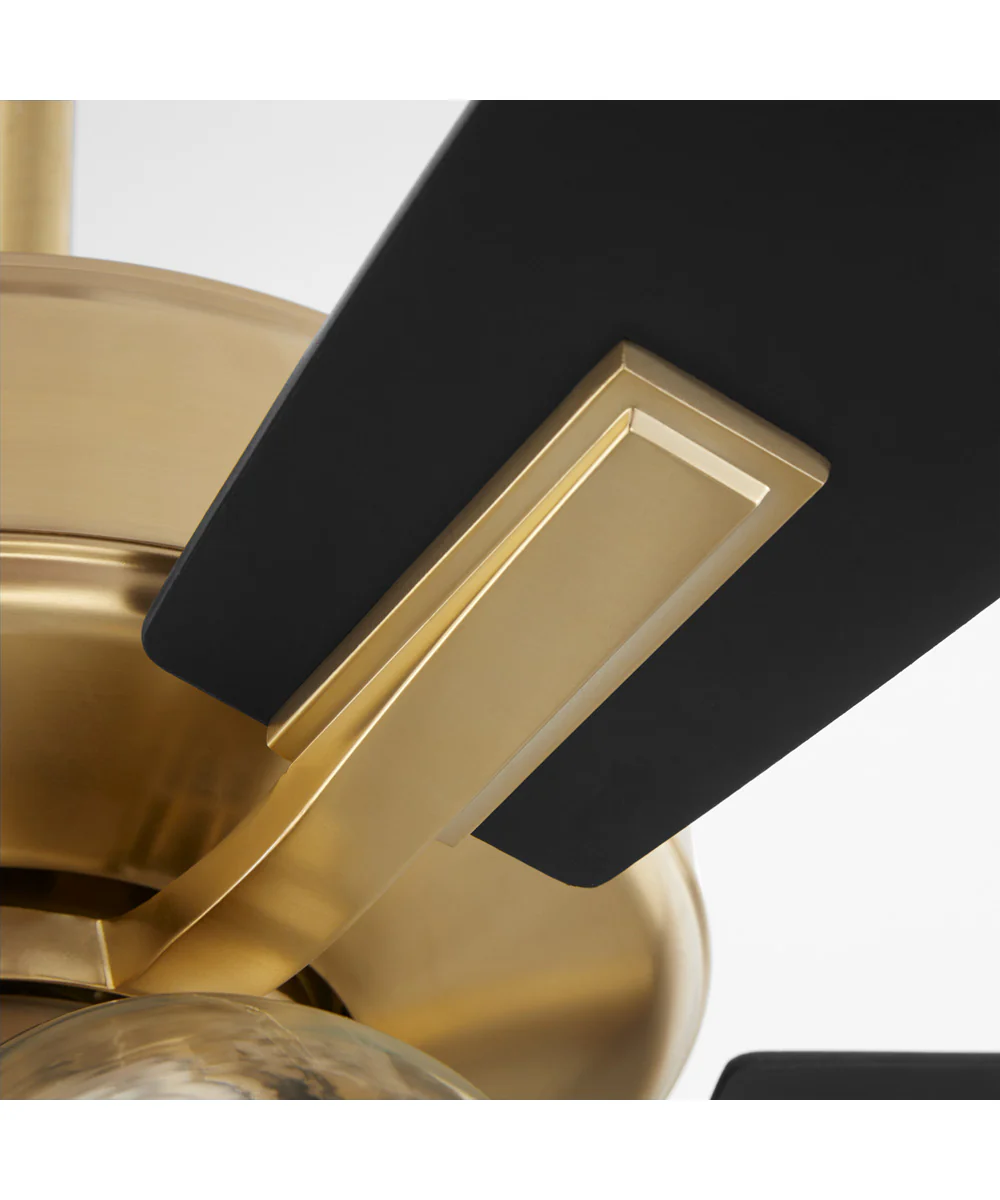 52" Ovation 4-light Ceiling Fan Aged Brass - Image 4