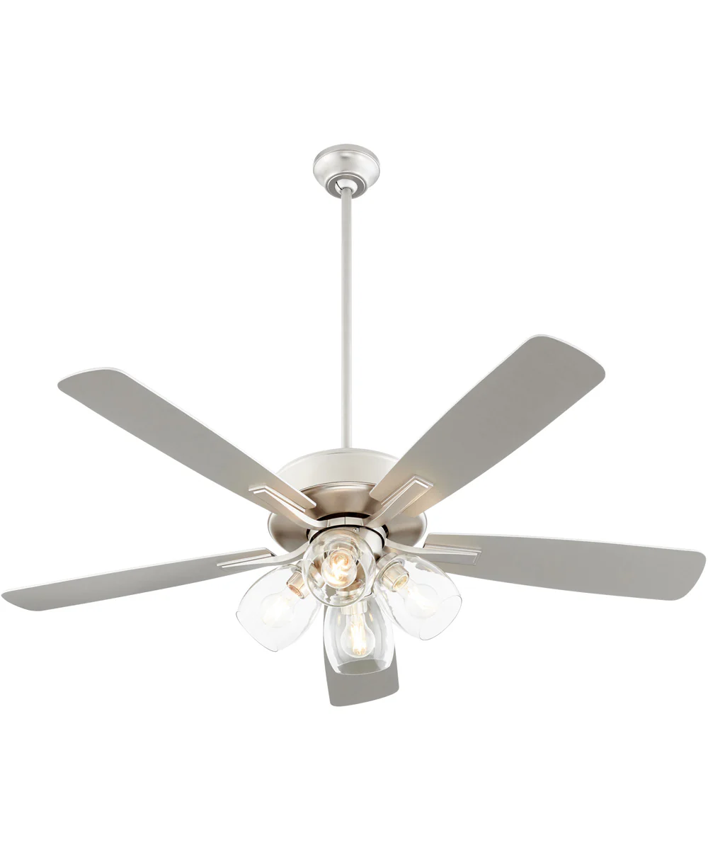 52" Ovation 4-light Ceiling Fan Satin Nickel - Image 2
