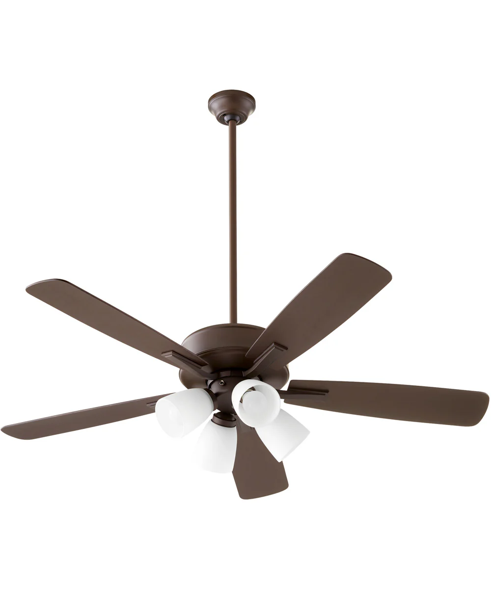 52" Ovation 4-light LED Ceiling Fan Oiled Bronze