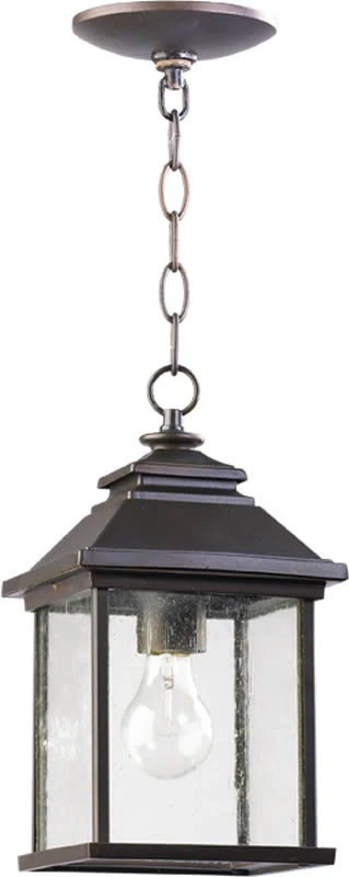 7"w Pearson 1-Light Outdoor Pendant Oiled Bronze