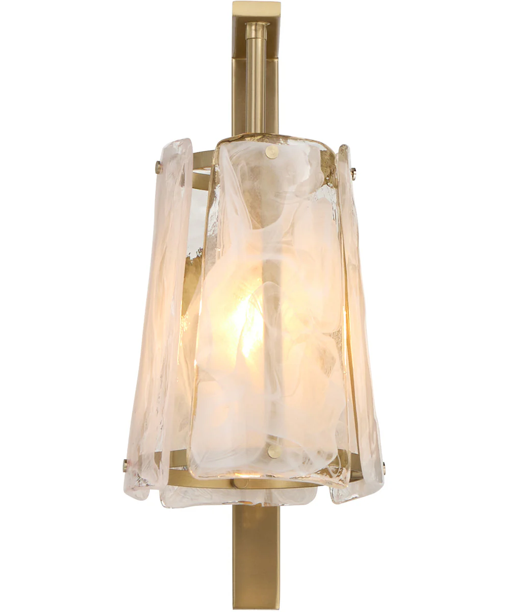 Prestige 1-light Wall Mount Light Fixture Aged Brass - Image 2
