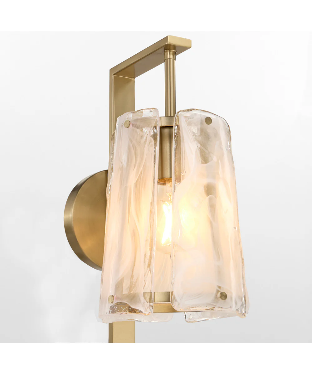 Prestige 1-light Wall Mount Light Fixture Aged Brass - Image 3