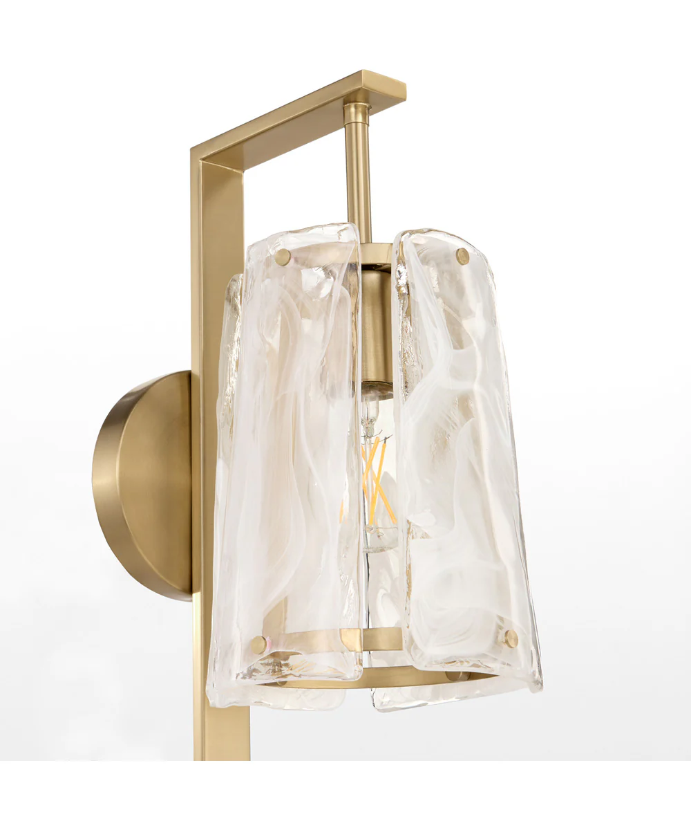 Prestige 1-light Wall Mount Light Fixture Aged Brass - Image 4