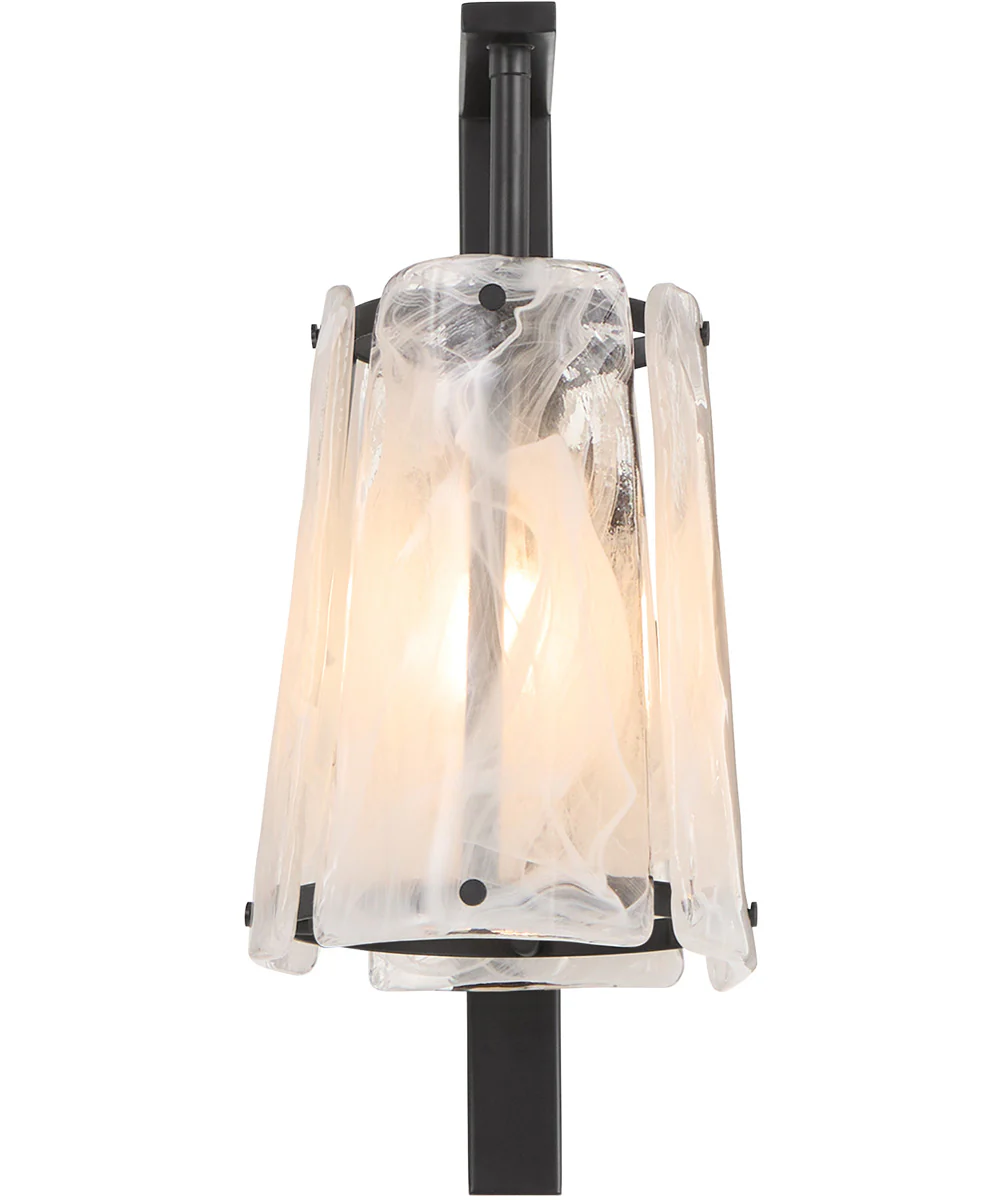 Prestige 1-light Wall Mount Light Fixture Matte Black - Image 2