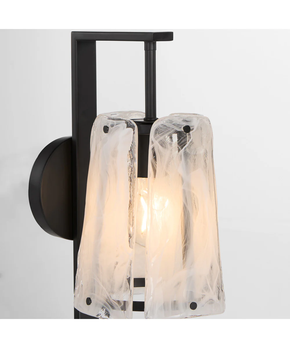 Prestige 1-light Wall Mount Light Fixture Matte Black - Image 3