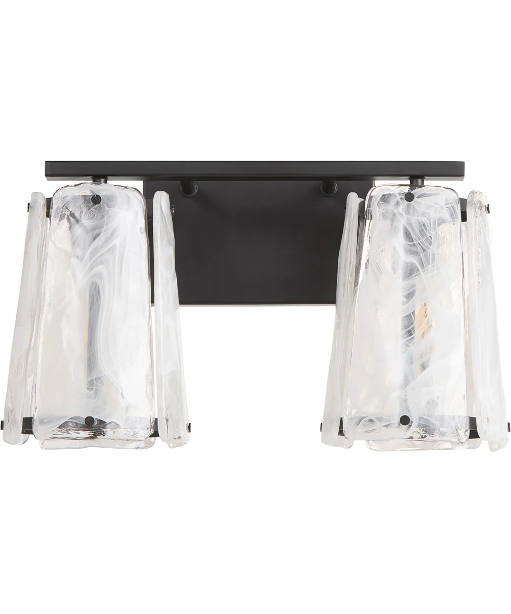 Prestige 2-light Bath Vanity Light Matte Black