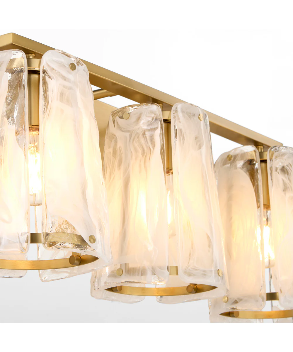 Prestige 3-light Bath Vanity Light Aged Brass - Image 3