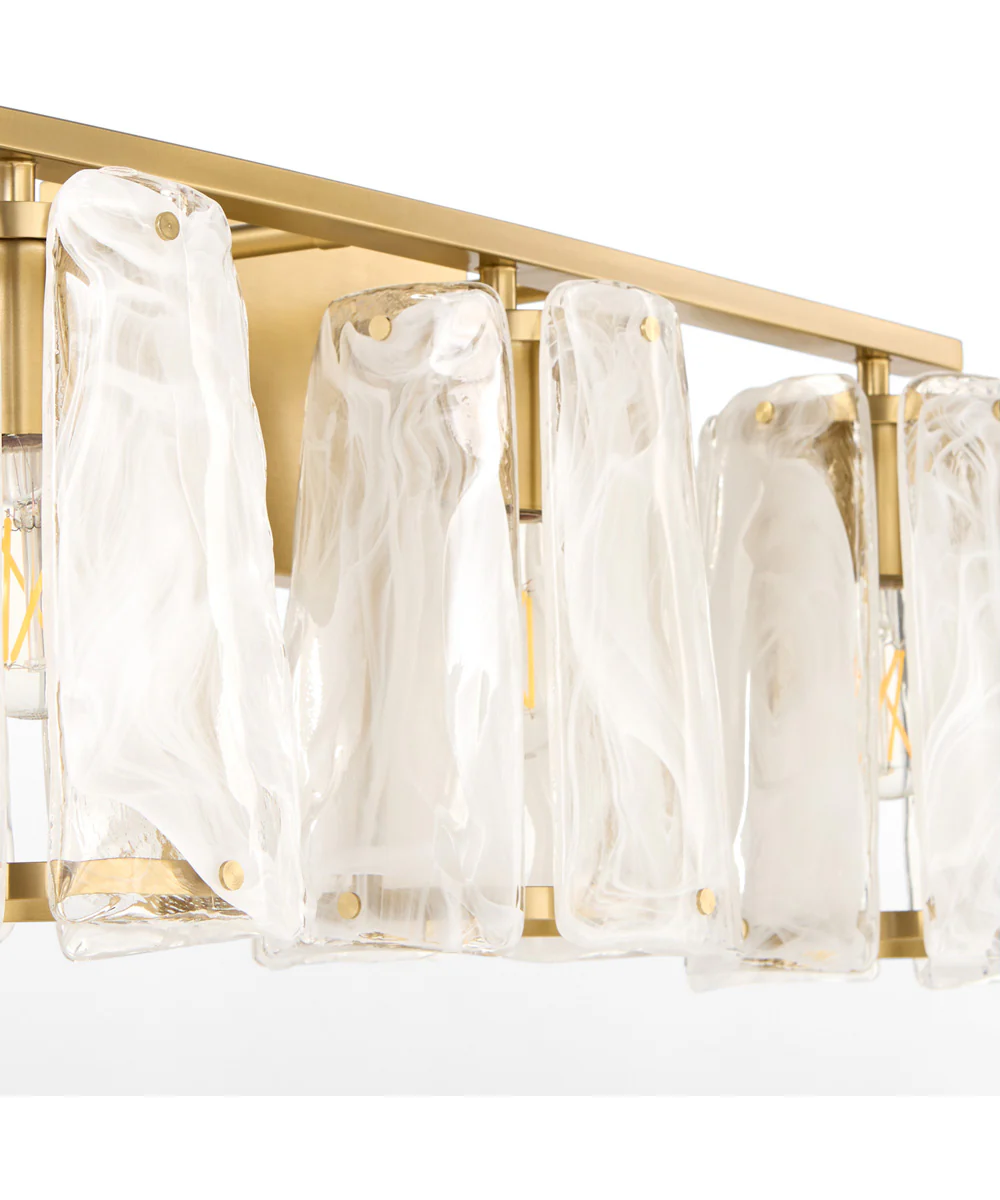 Prestige 3-light Bath Vanity Light Aged Brass - Image 4
