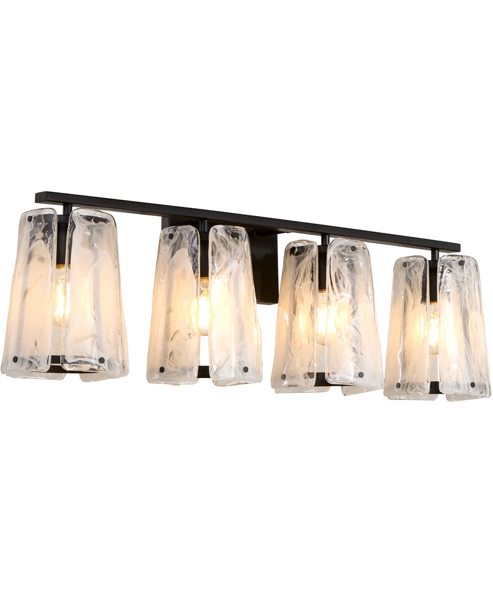 Prestige 4-light Bath Vanity Light Matte Black - Image 2