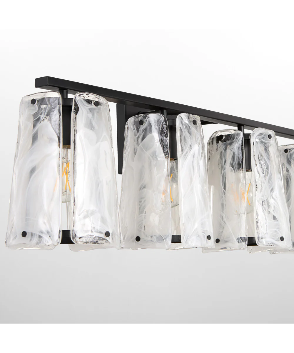 Prestige 4-light Bath Vanity Light Matte Black - Image 4