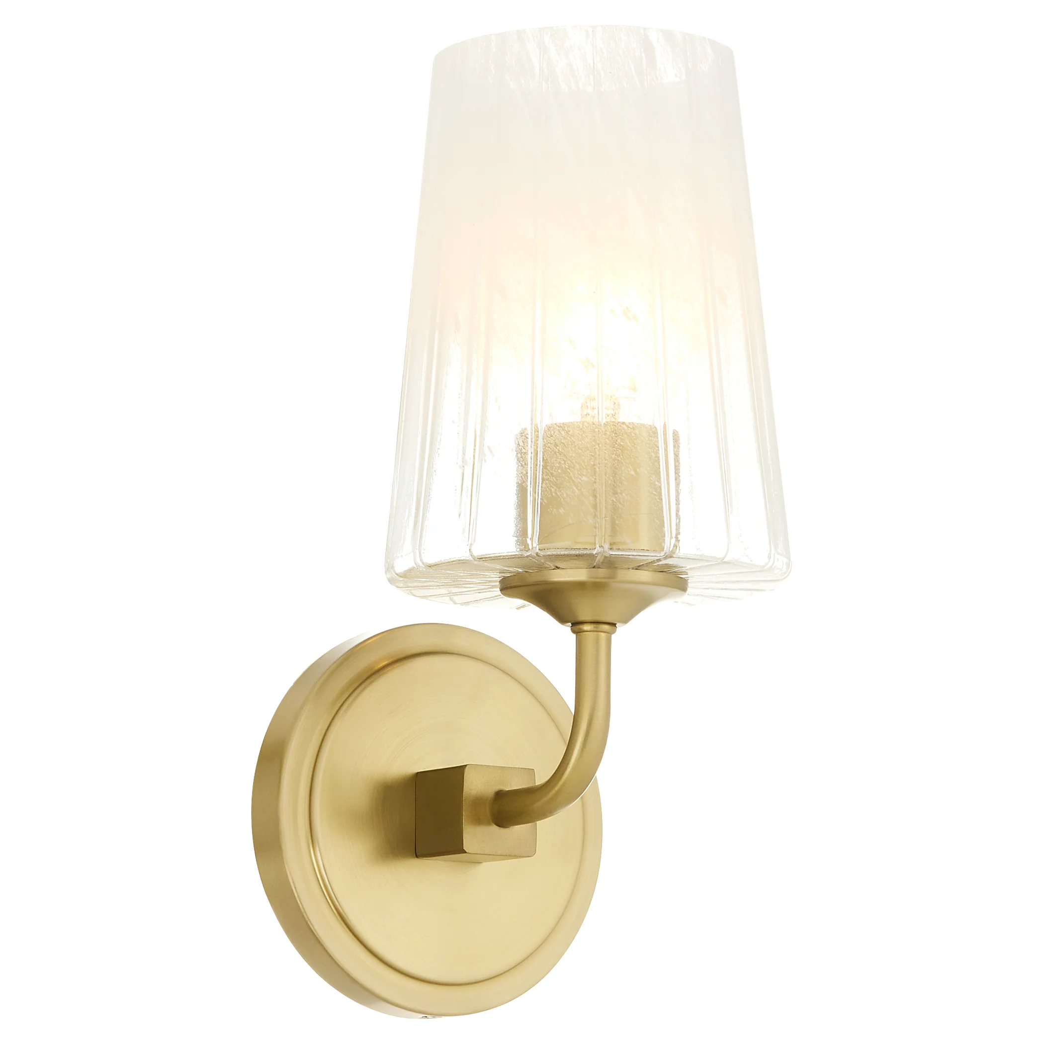 Providence 1-light Wall Mount Light Fixture Aged Brass - Image 2