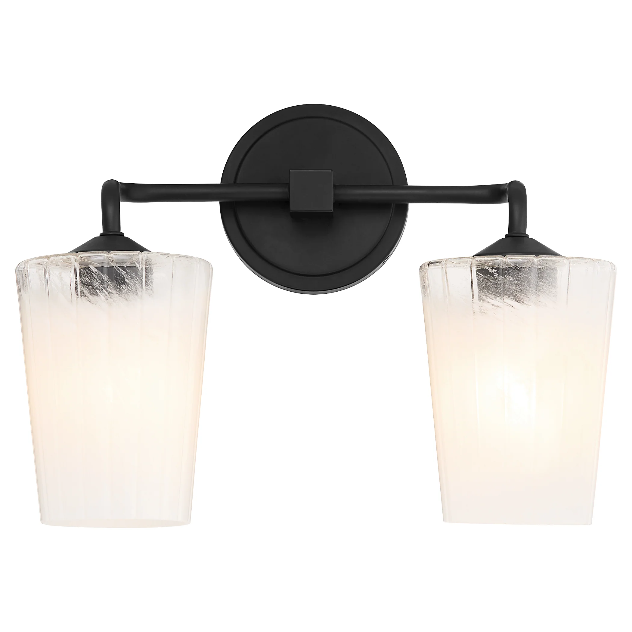 Providence 2-light Bath Vanity Light Matte Black - Image 2