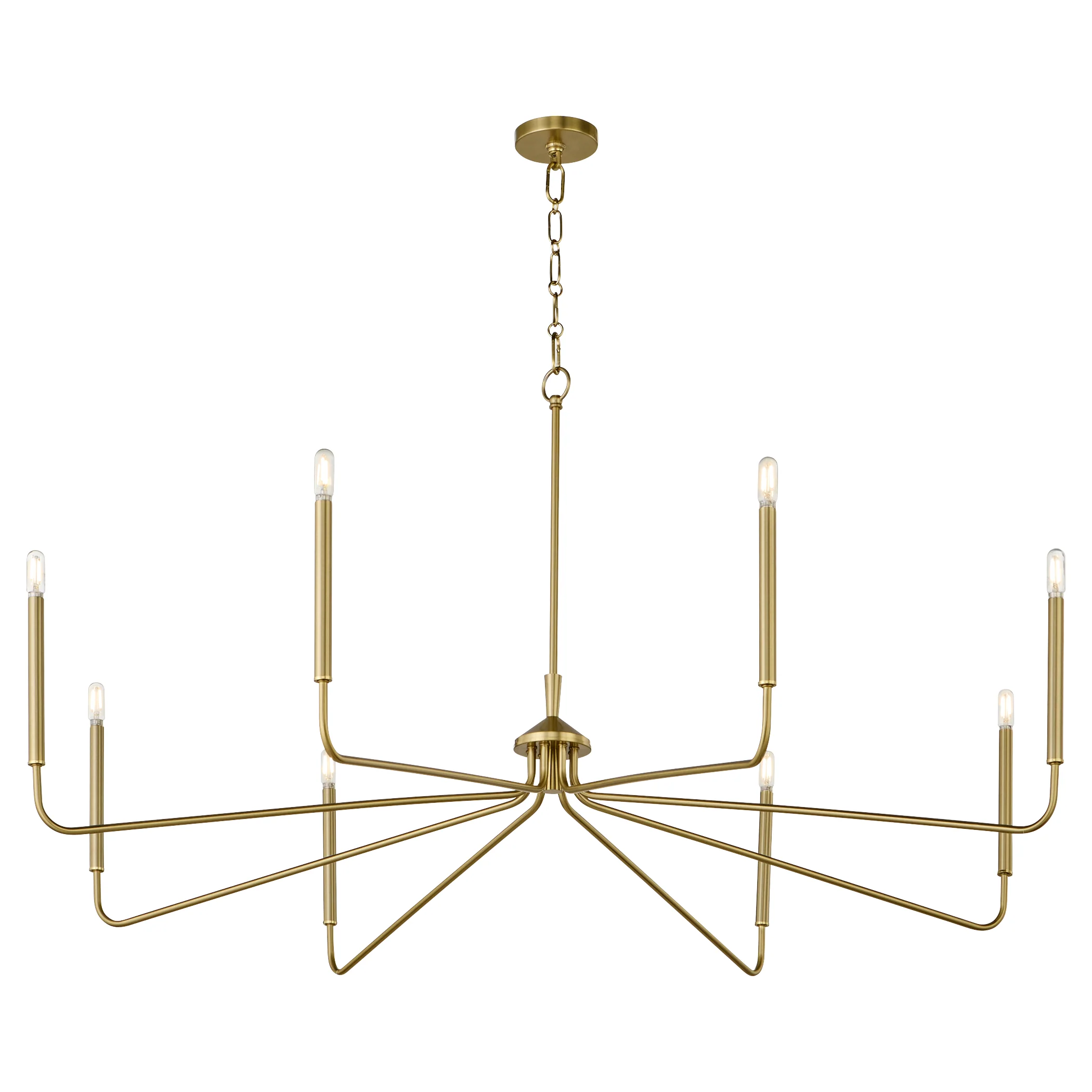 Providence 8-light Chandelier Aged Brass - Image 2