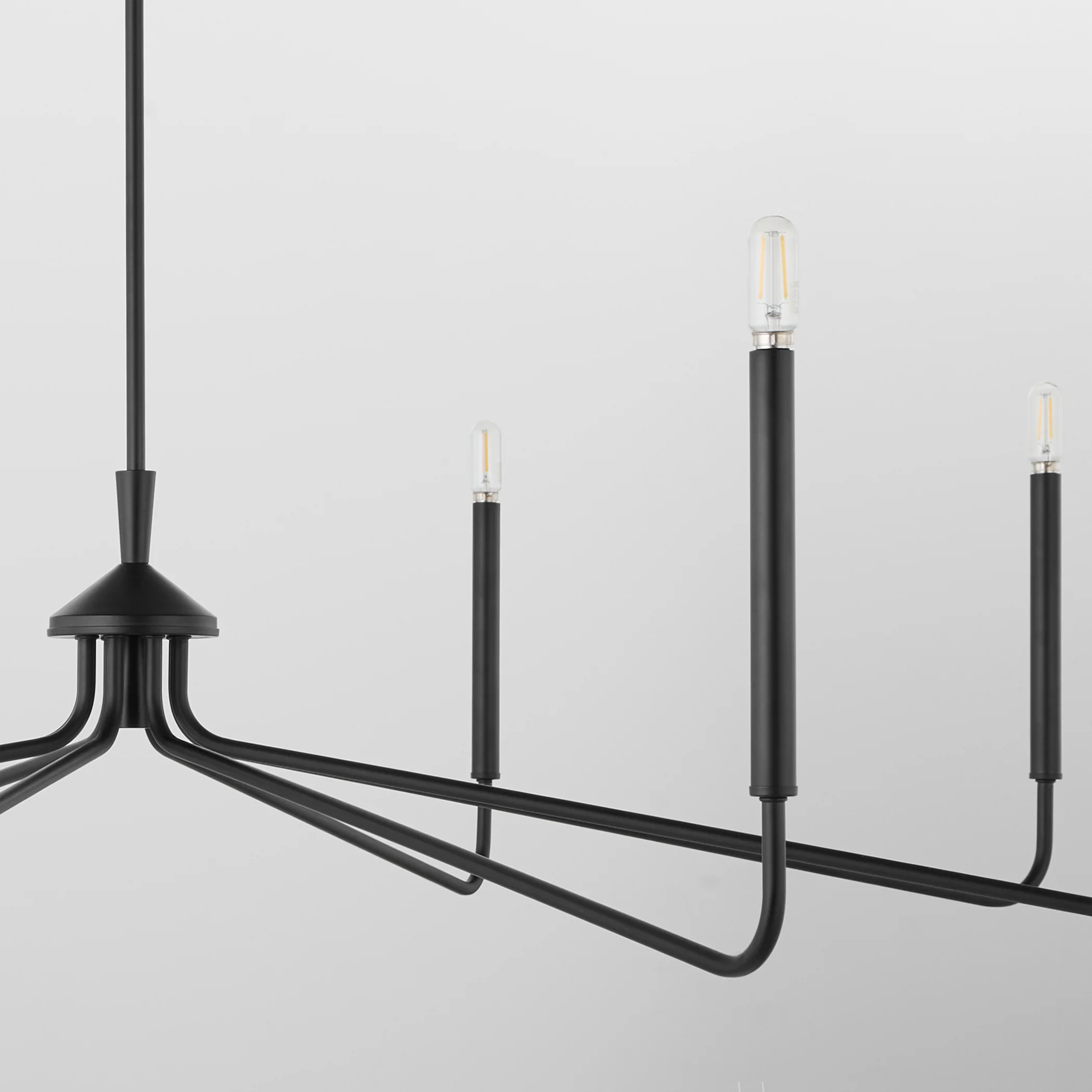 Providence 8-light Chandelier Matte Black - Image 4