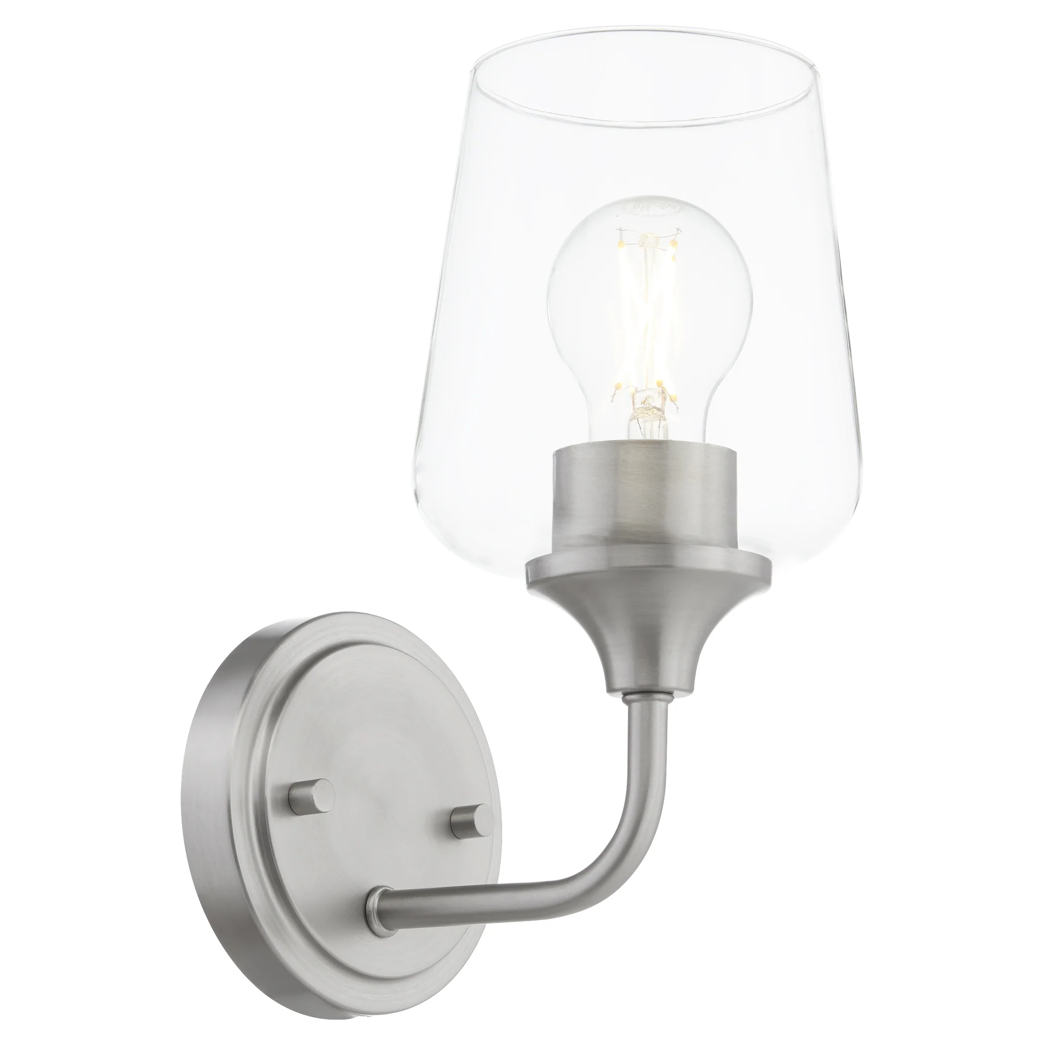 Raymond 1-light Wall Mount Light Fixture Satin Nickel - Image 2