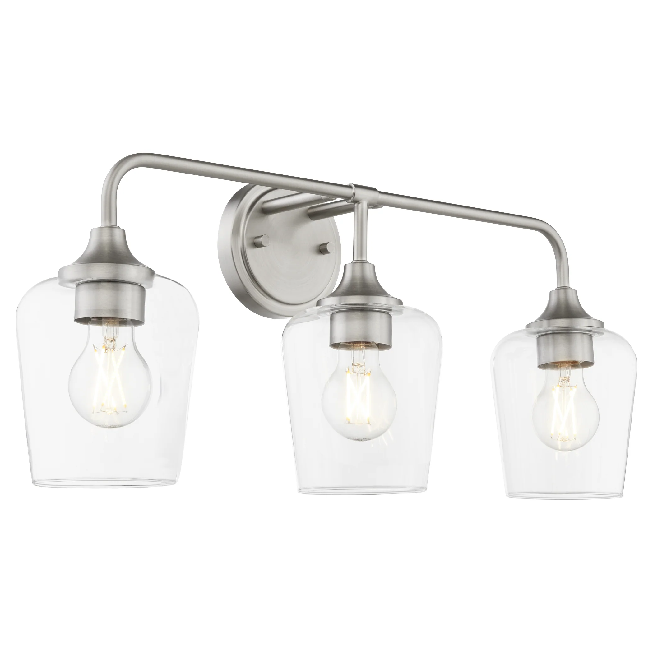 Raymond 3-light Bath Vanity Light Satin Nickel - Image 2