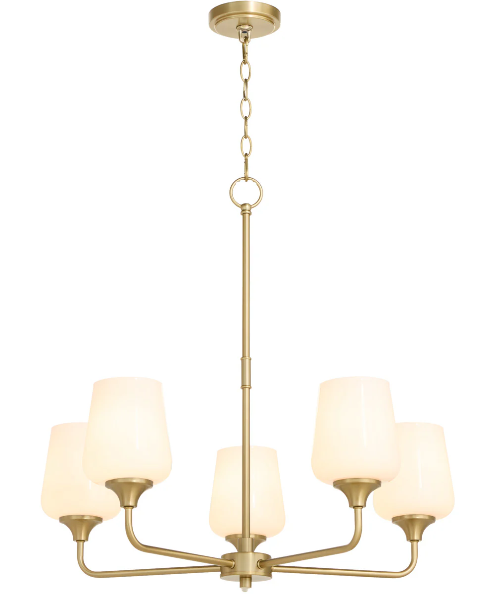 Raymond Chandelier Aged Brass - Image 2