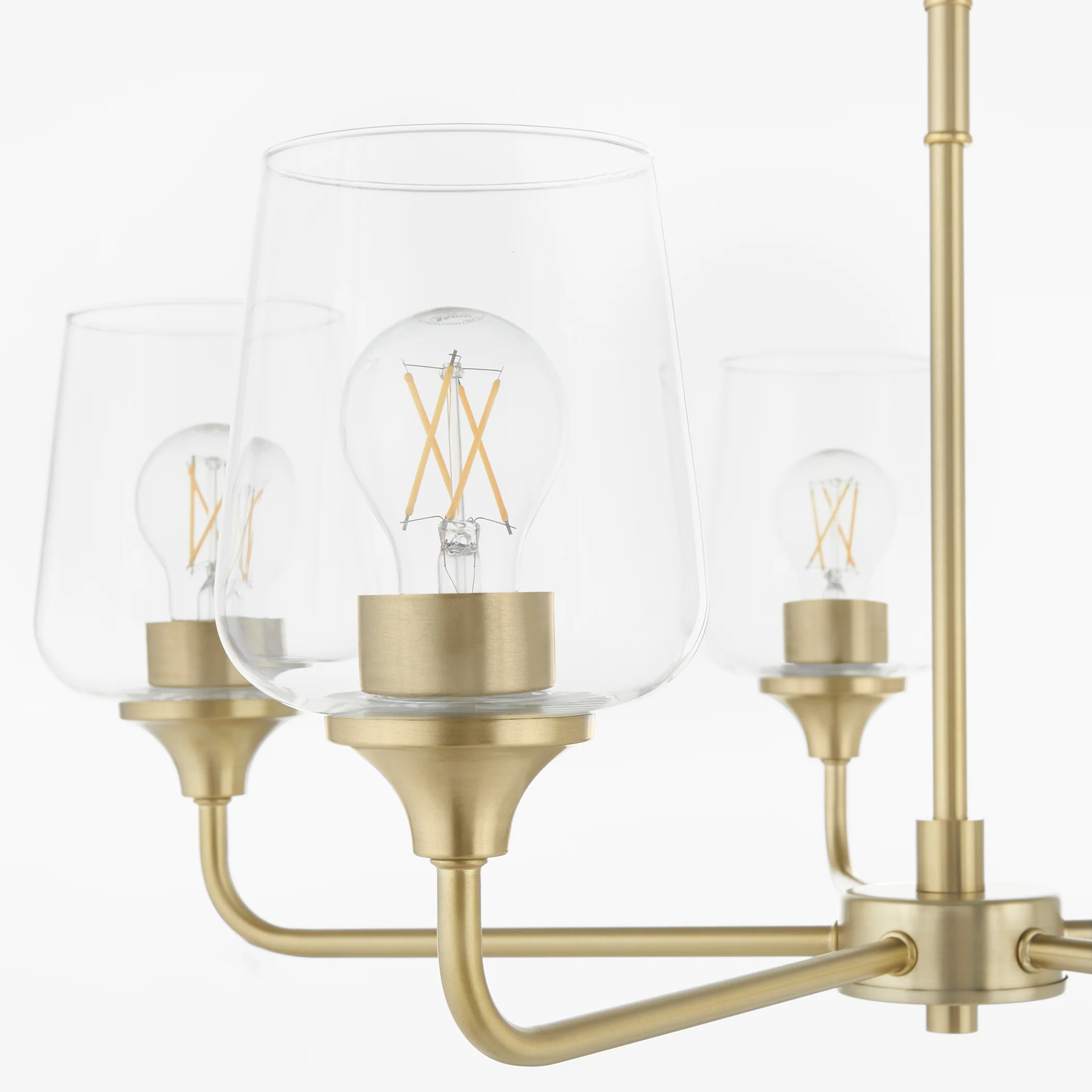 Raymond Chandelier Aged Brass - Image 4
