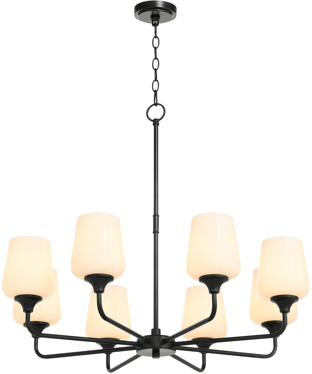 Raymond Chandelier Matte Black - Image 2