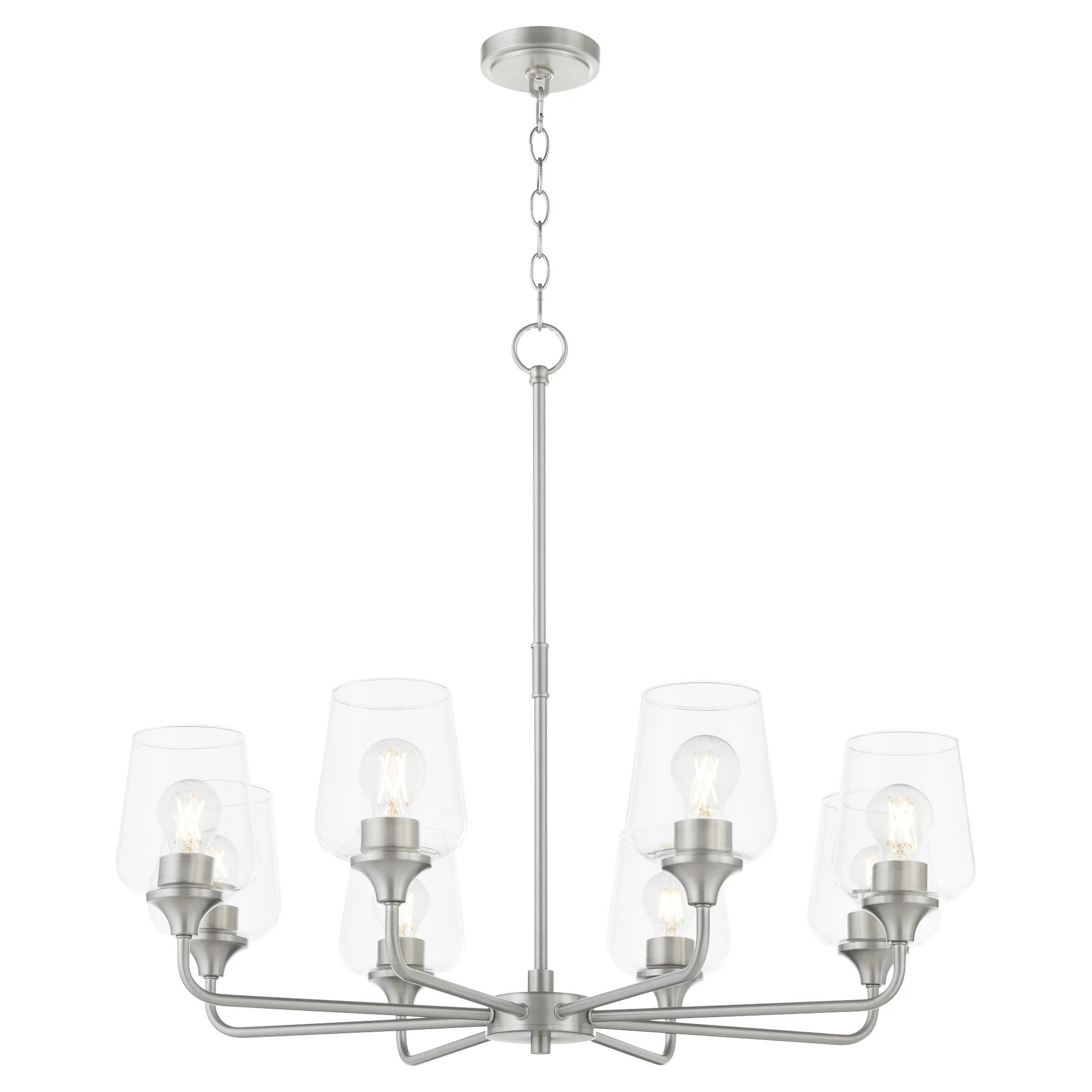 Raymond Chandelier Satin Nickel - Image 2