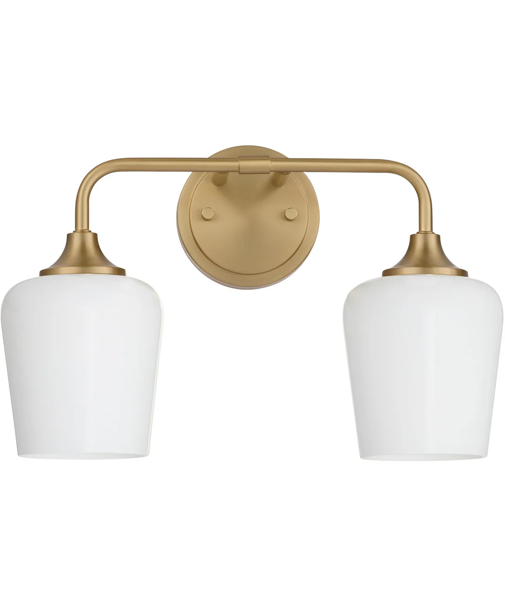 Raymond Wall Mount Light Fixture Aged Brass