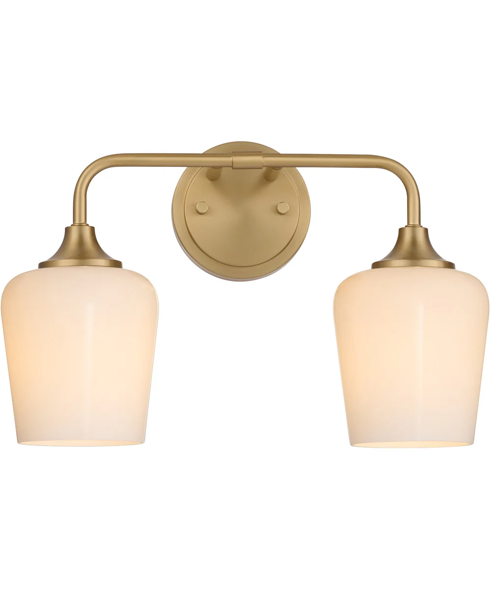 Raymond Wall Mount Light Fixture Aged Brass - Image 2
